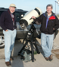 Mike and Dave at Desert Center January 2006